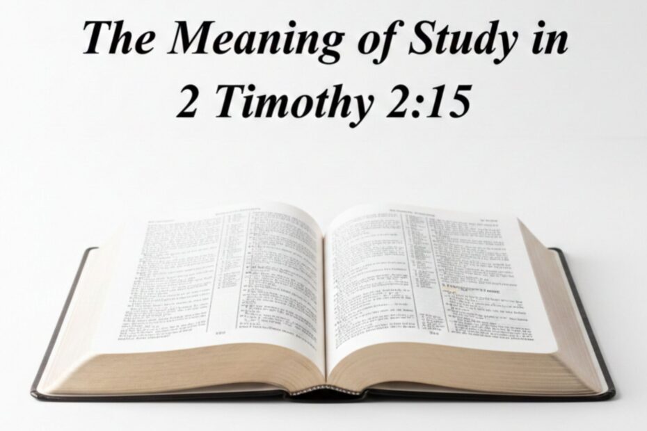 Meaning of 2 Timothy 2 15