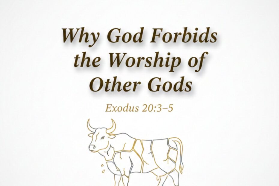 Why God does not want us to worship other gods