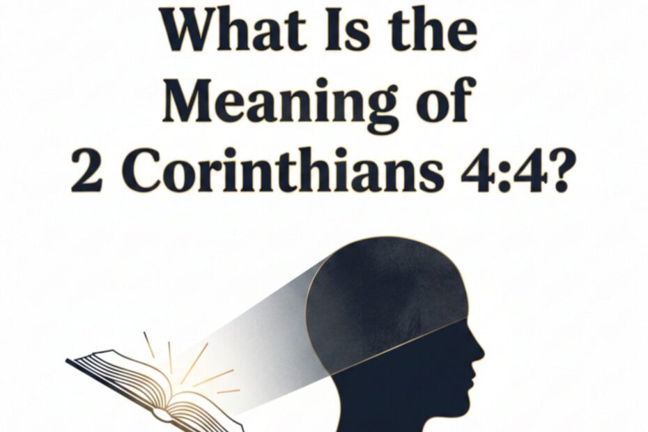 meaning of 2 corinthians 4 4